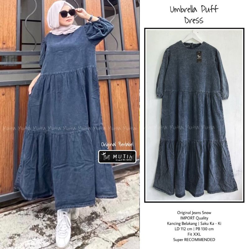 Umbrella puff dress original by Mutia