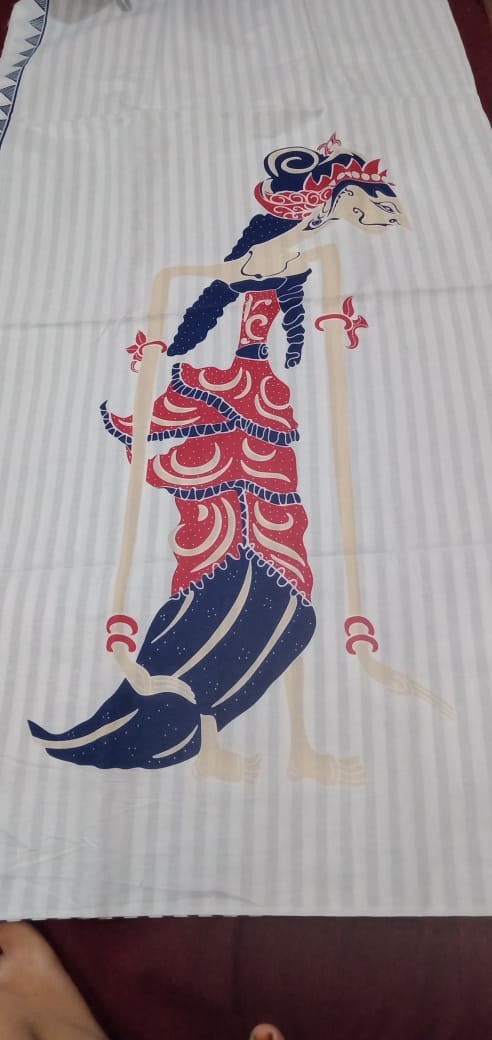 Kain Batik Solo Wayang Kode D517