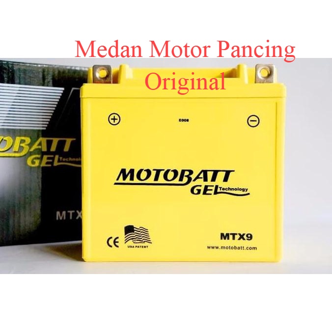 Aki Motor MOTOBATT MTX9 12 V 9 Ah MOTOBAT Aki Motor BATERAI