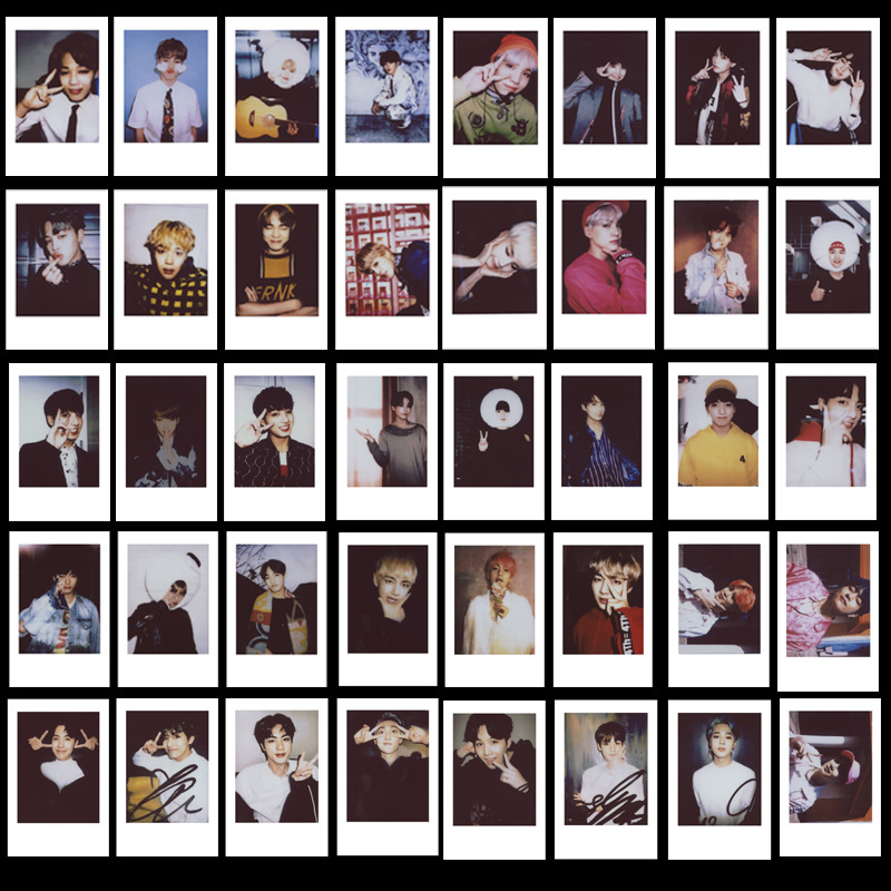 Kartu Foto Polaroid Lomo Kpop Bts Untuk Koleksi