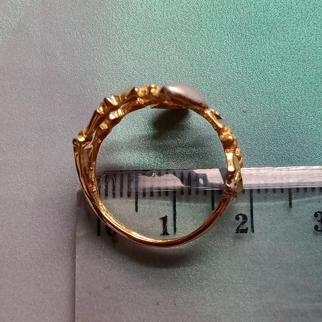 Cincin Emas 17K - 2.75 gr Kadar 750 - CMS200000010