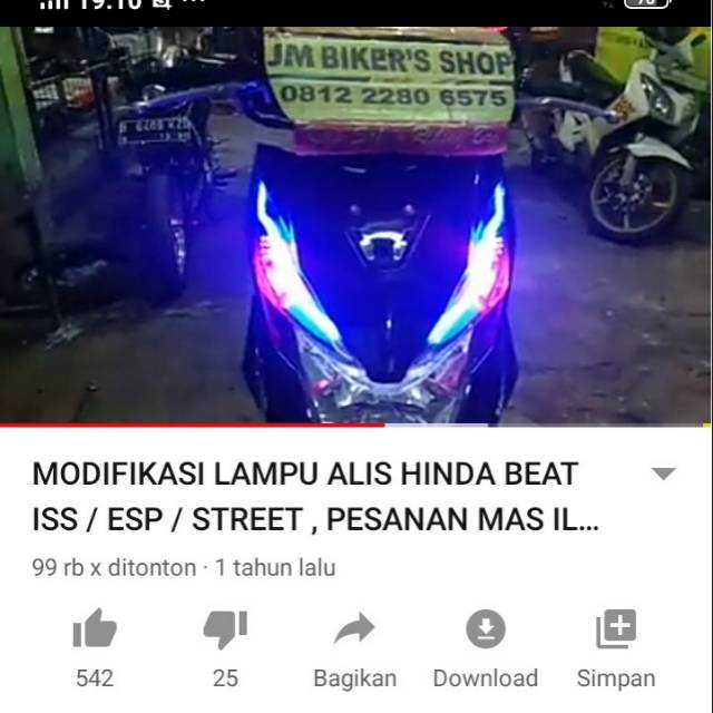 lampu alis biru mata egle merah sen led custom kuning flip-flop