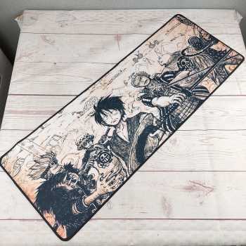 Gaming Mouse Pad Besar Motif One Piece XL Desk Mat Anti Slip CNS