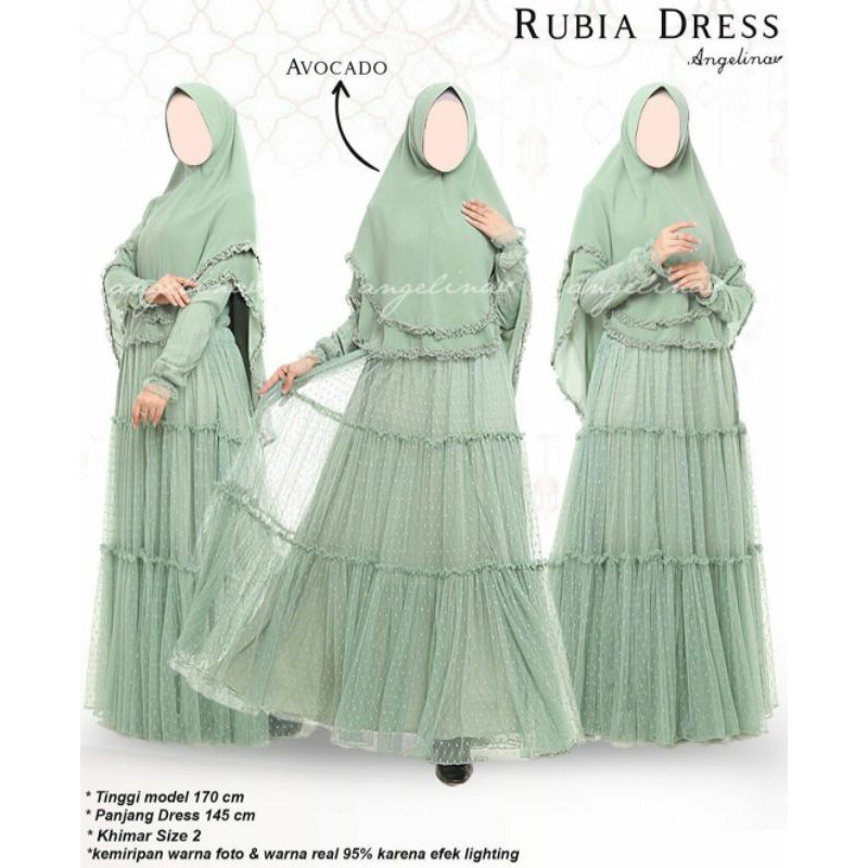 RUBIA AVOCADO SIZE 1 ORI BY ATELIER ANGELINA PRELOVED