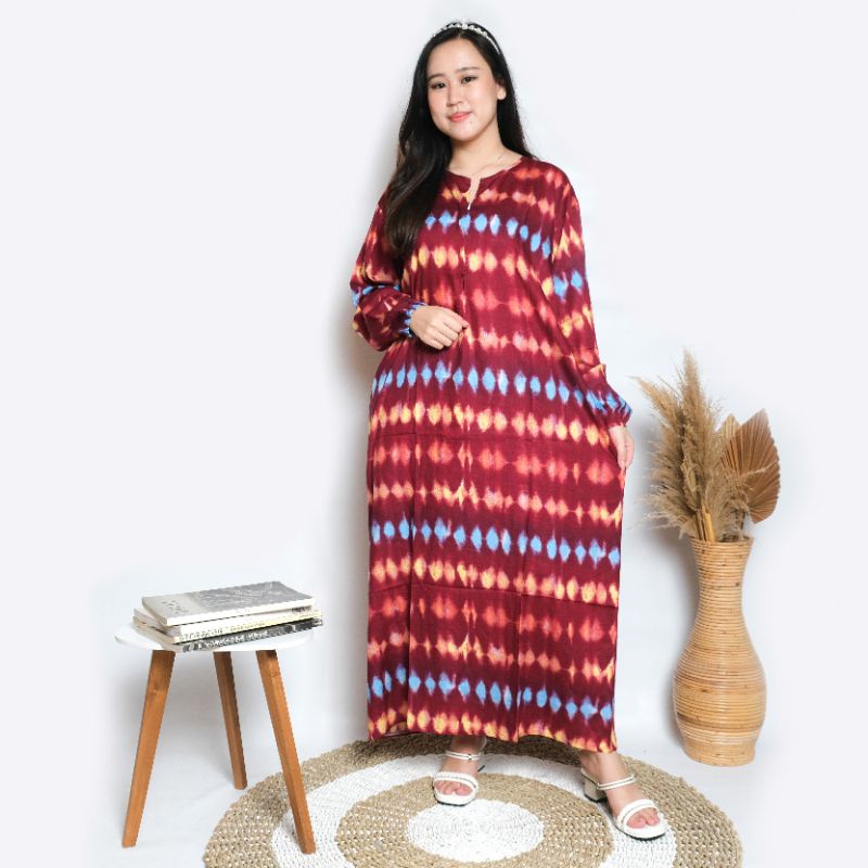 Daster habel busui lengan panjang gamis merk Verell-22