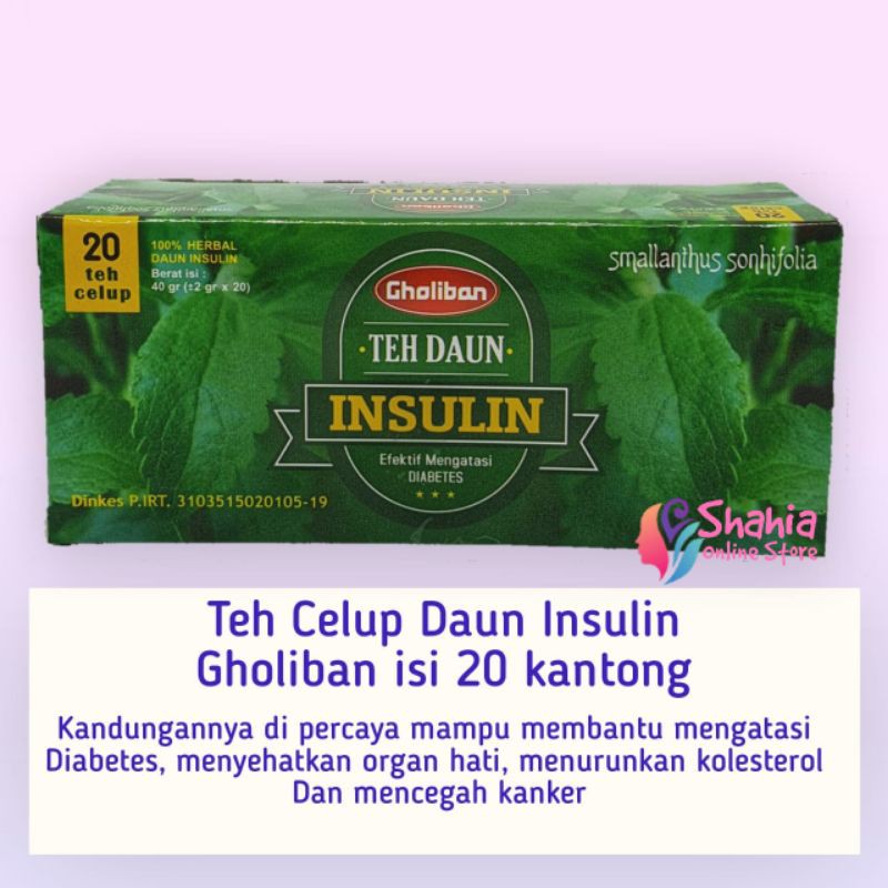 

TEH DAUN INSULIN CELUP GHOLIBAN ISI 20 KANTONG