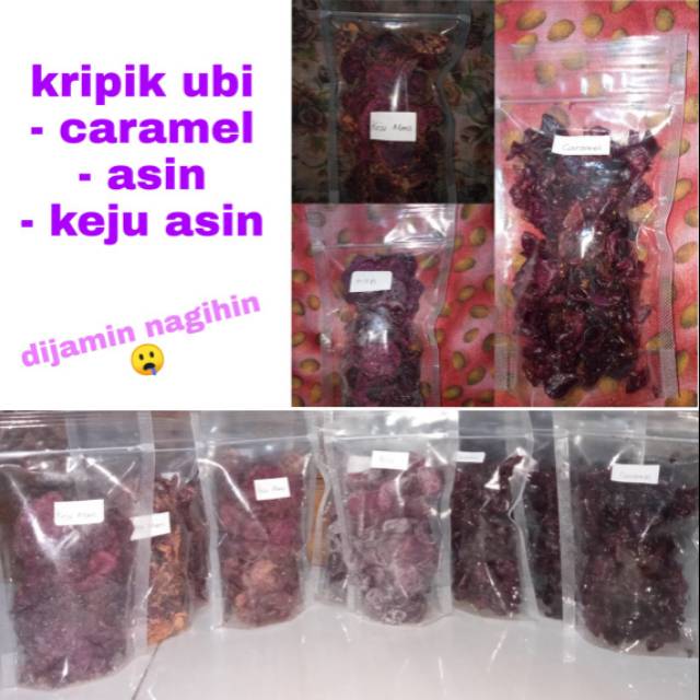 

Kripik singkong & kripik Ubi