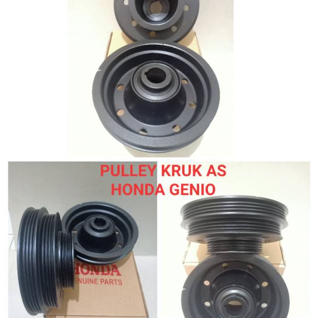 Pulley crankshaft honda genio pulley kruk as honda genio