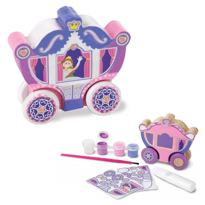 Melissa Doug DYO Decorate Your Own Mainan Anak Kayu Edukatif Kreatif