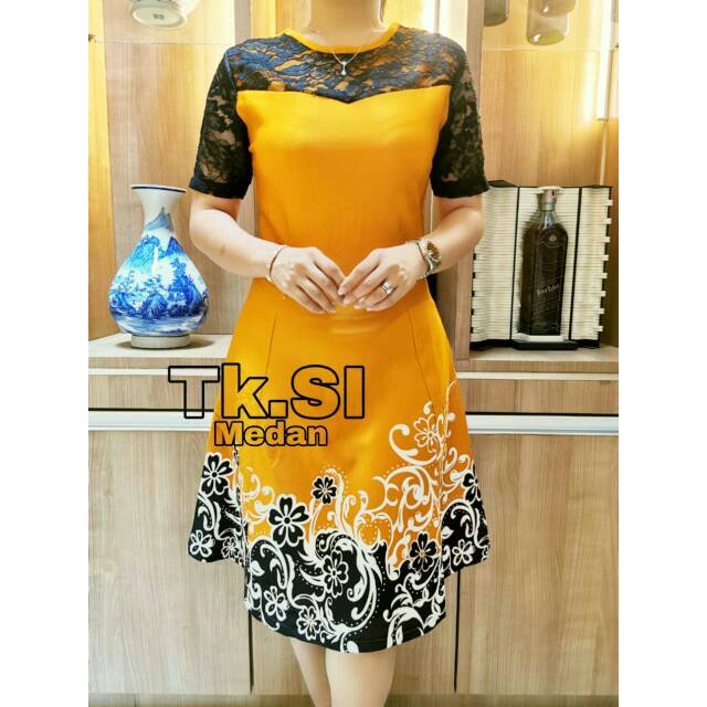 DRES SCUBA CORAK BATIK