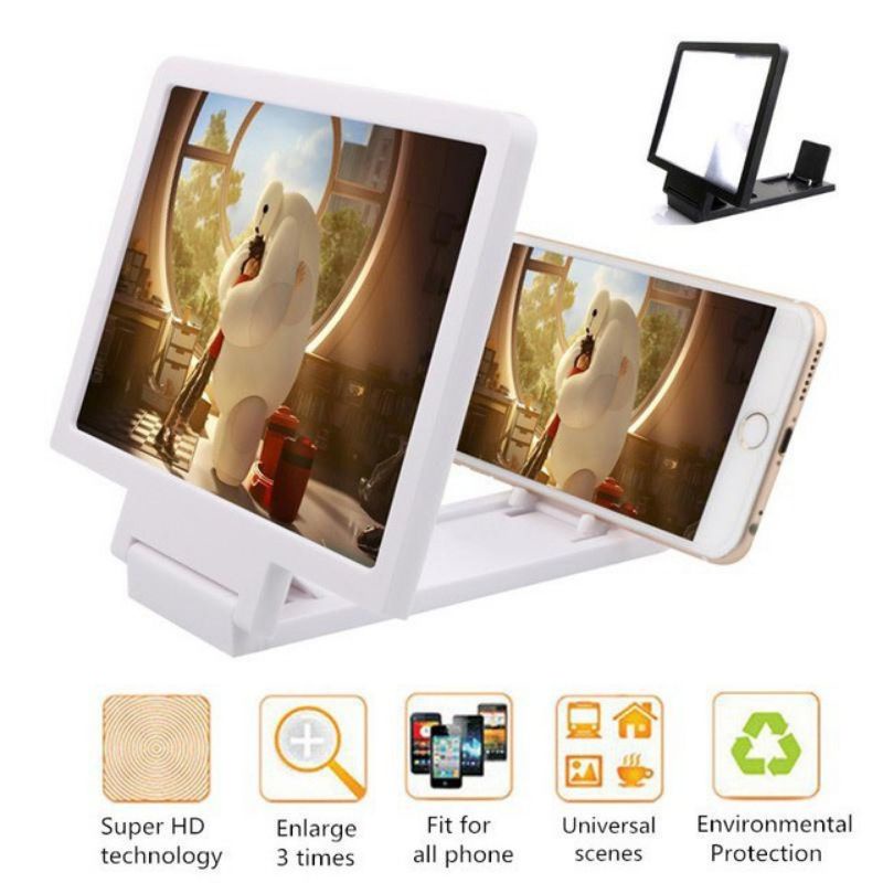 PEMBESAR LAYAR HP 12 INCH / PEMBESAR LAYAR HP ( ENLARGE 3D SCREEN MOBILE PHONE )