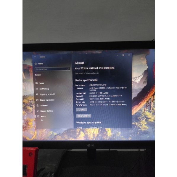 PC Gaming Ryzen 3 3200g FULL SET