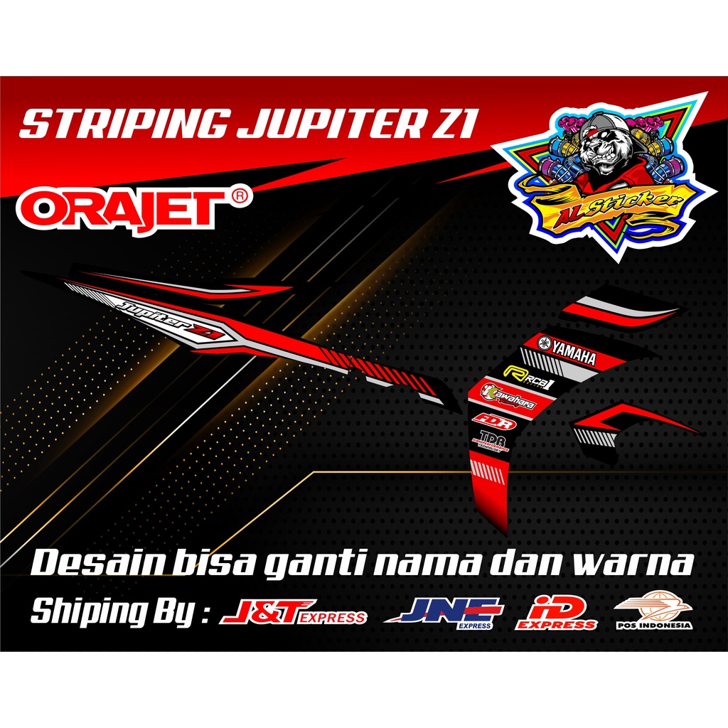 Striping Jupiter Z1 Custom Road Race Model Terbaru