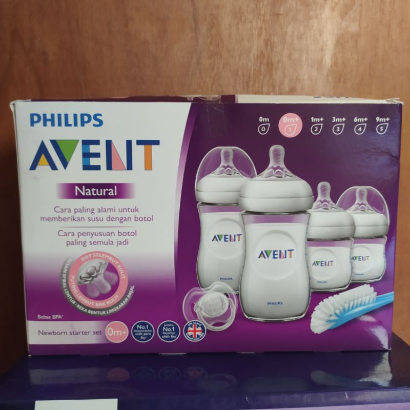 Jual Philips Avent Baby Newborn Starter Set Natural Paket Giftset Botol ...