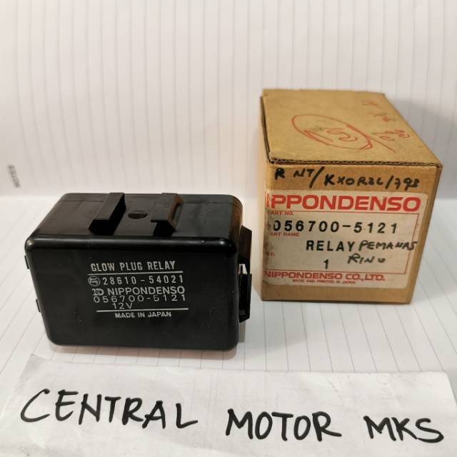 [1PC] RELAY PEMANAS GLOW PLUG RELAY TOYOTA RINO ORIGINAL DENSO - 056700-5121