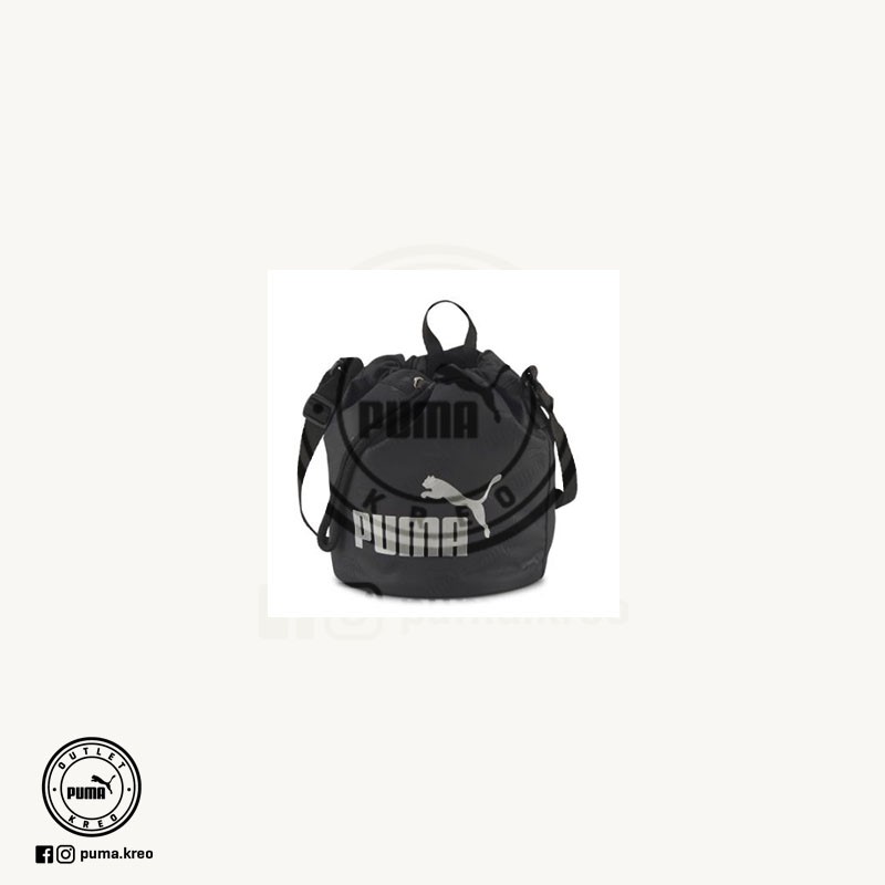 Puma Women Core Up Small Bucket Bag Black ORIGINAL BNIB