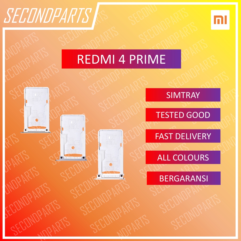 SIM TRAY SLOT SIM LOCK TEMPAT KARTU XIAOMI REDMI 4 PRIME ORIGINAL