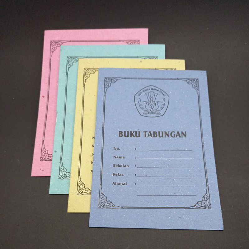 

buku tabungan anak sekolah / buku tabungan murah