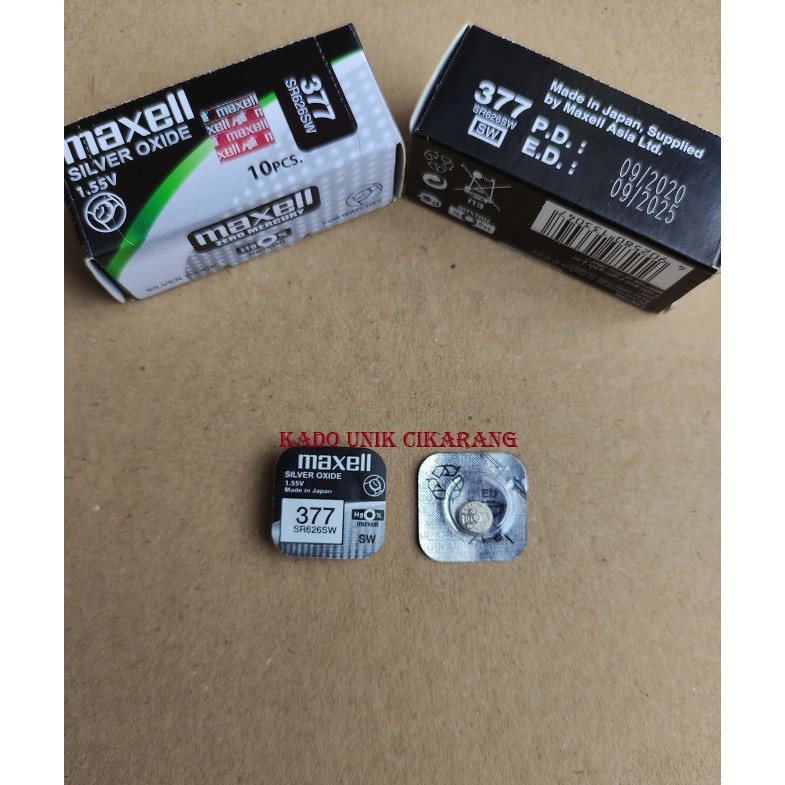 Baterai Jam Tangan Original Maxell 626 SR626 SR626SW SR-626 377 Kwalitas Original Japan