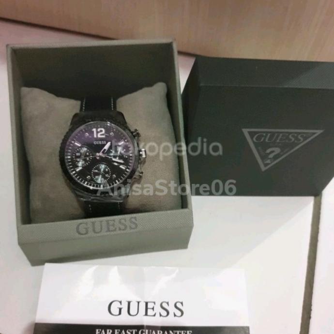 Jam Tangan GUESS Wanita/JAM TANGAN RUBBER HITAM/ Jam Guess Ori barang ada
