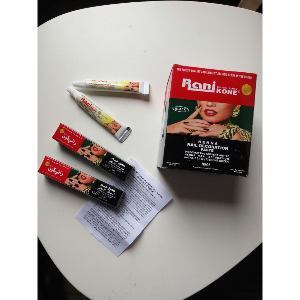 RANI KONE / HENNA KUKU HITAM / KUTEK ARAB / HENA