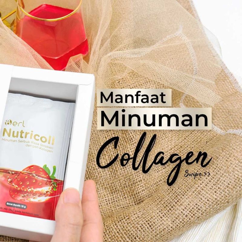 

B erl Nutricoll Sachet Minuman Serbuk Collagen Rasa Strawberry