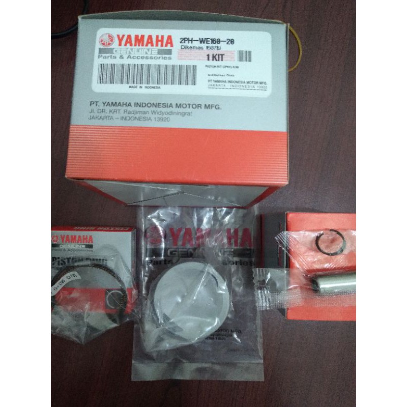 PISTON KIT PISTONKIT RING SEHER MIO M3 125 MIO SOUL GT 125 YAMAHA 2PH+50