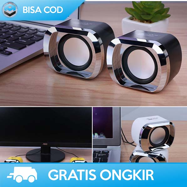 SPEAKER AKTIF MULTIMEDIA STEREO 3W BONKS DX12 FOR KOMPUTER LAPTOP ORI