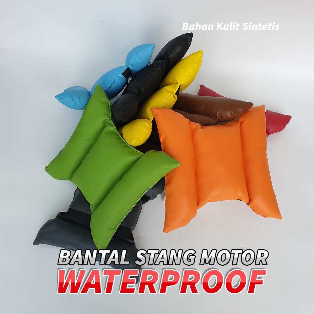 Bantal Stang Motor - Bantal motor Kulit Sintetis Waterproof