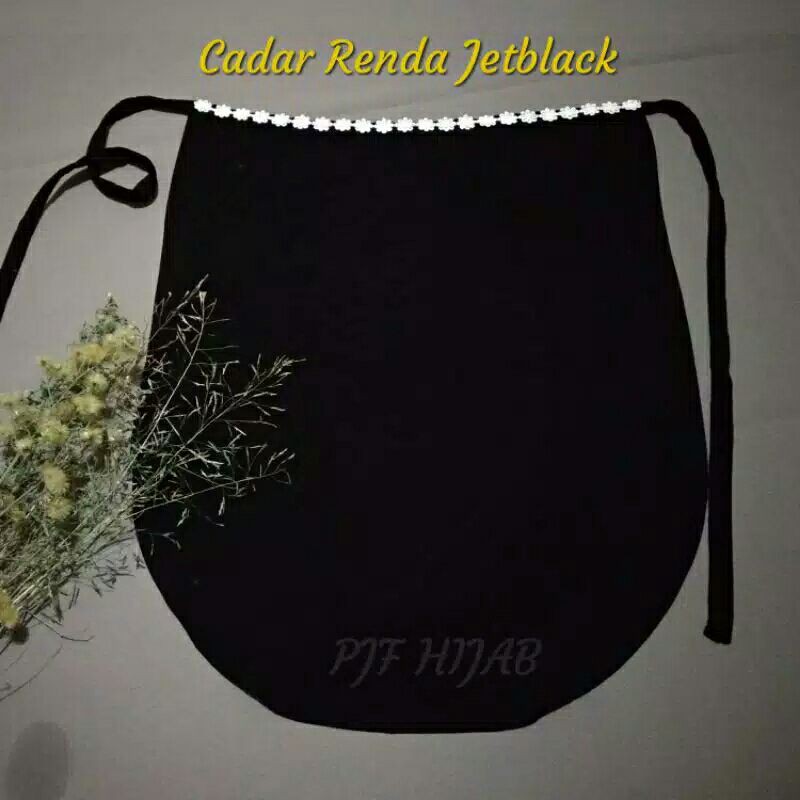 CADAR ANAK RENDA CANTIK TALI / KARET NIQAB NIQOB ANAK RENDA Cantik Tali Karet