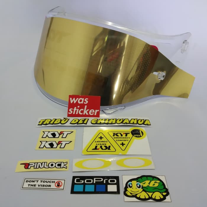 Visor Flat KYT Vendetta 2 Clear
