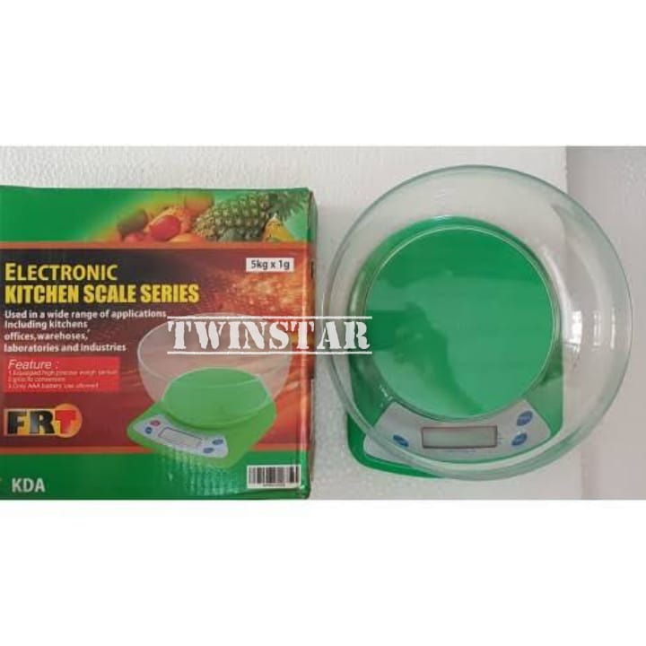 TIMBANGAN ELEKTRONIK 5 KG FRT KITCHEN SCALE/Timbangan dapur KDA 5Kg/Timbangan Buah 5Kg