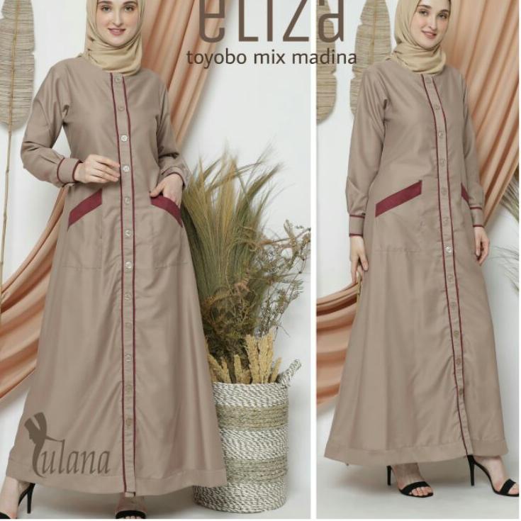 Gamis Eliza Toyobo mix Madina {LY.01Jl22ˣ}