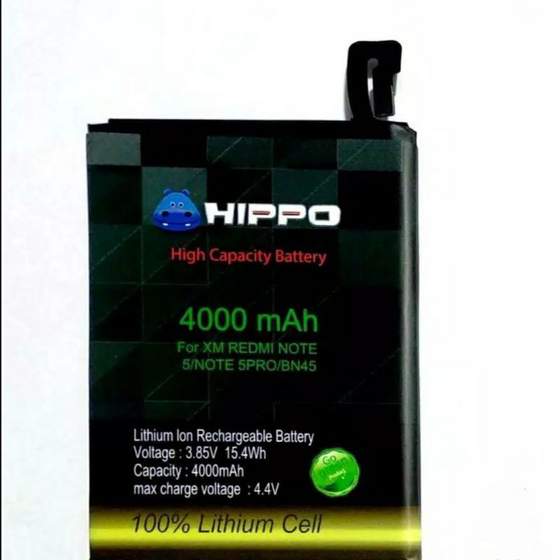 Baterai Batre Batrai Battery Hippo BN45 Xiaomi Redmi Note 5 BN 45 Xiaomi Redmi Note5 Original