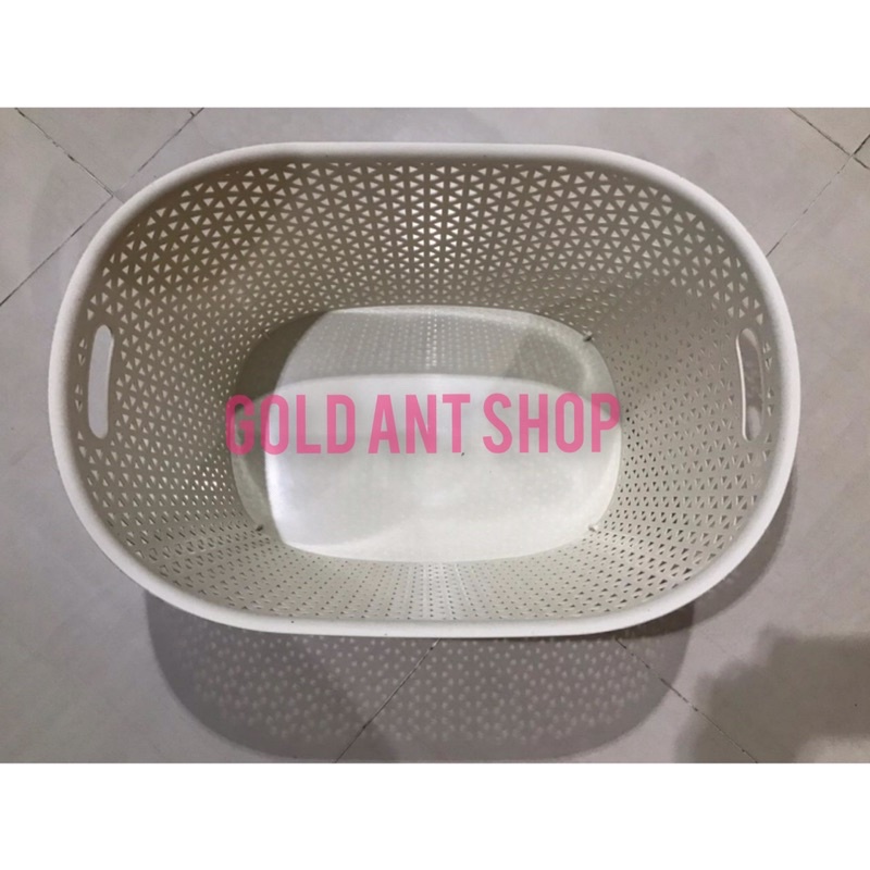 Keranjang Penyimpanan serbaguna plastik Besar / Storage Box Plastik Premium/Keranjang Baju Besar