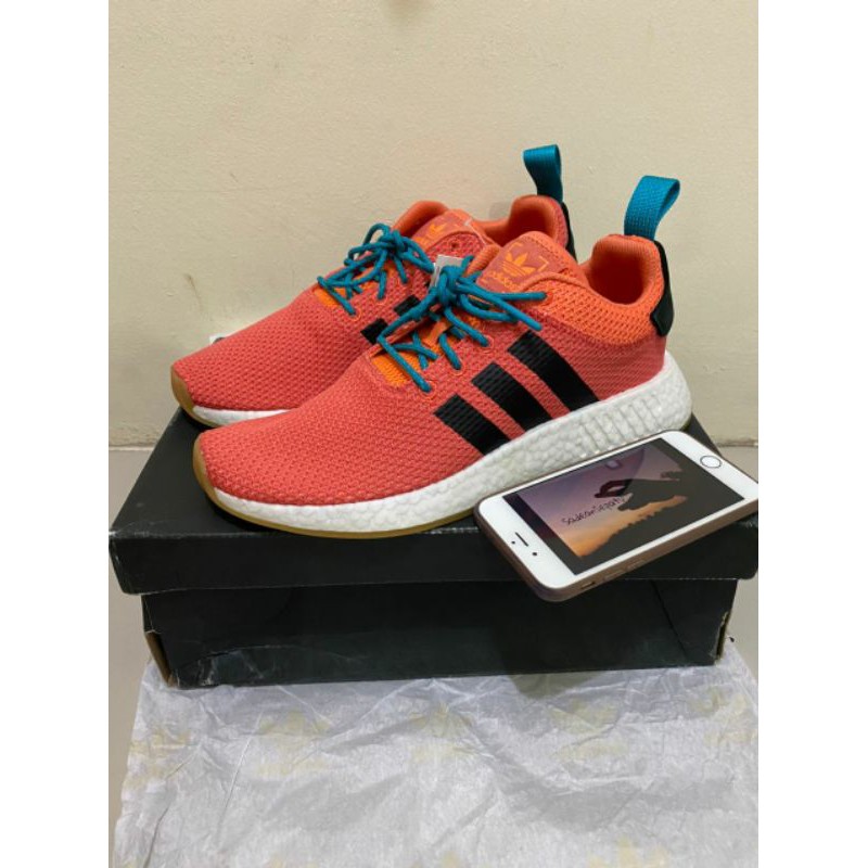 Sepatu Adidas NMD R2 Summer Orange Original New