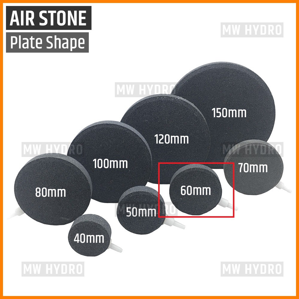 Air Stone / Batu Aerasi Gelembung Udara, Disc / Plate / Piring, 60 mm