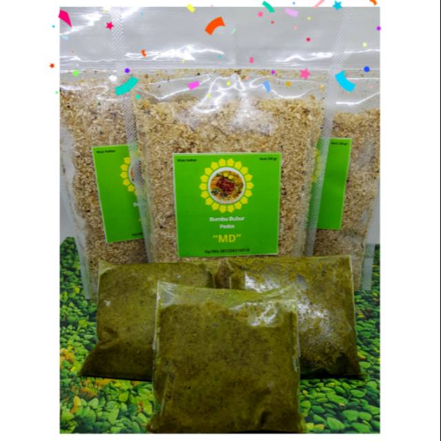 Bumbu Bubur Pedas Instant Khas Kalbar