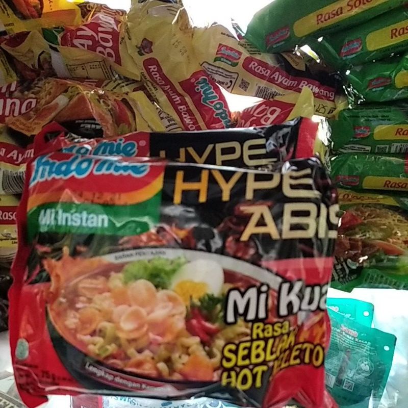 

Indomie Seblak Hot jeletot 72 gr