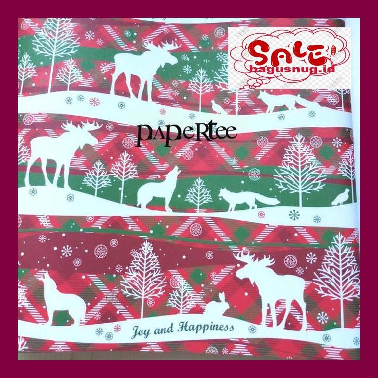 

Perlengkapan Natal -Ty- Kertas Kado Rusa Pohon Natal Bungkus Kado Packaging 790Natt