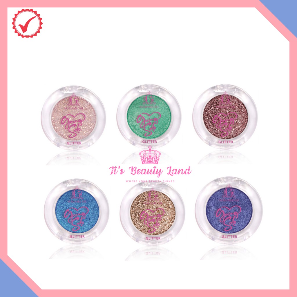 |BPOM| Madame Gie Going Solo Glittery Pressed Eyeshadow