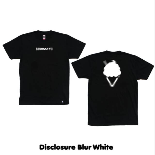 T-SHIRT / Kaos Distro SundaySundayCo Original ( Disclosure Blur White )