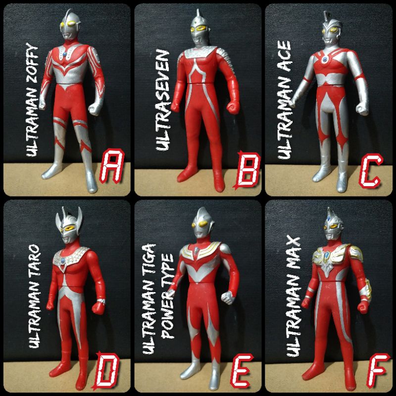 Uhs Ultraman Zoffy Seven Ace Taro Max Tiga Harga Satuan Bandai 2008