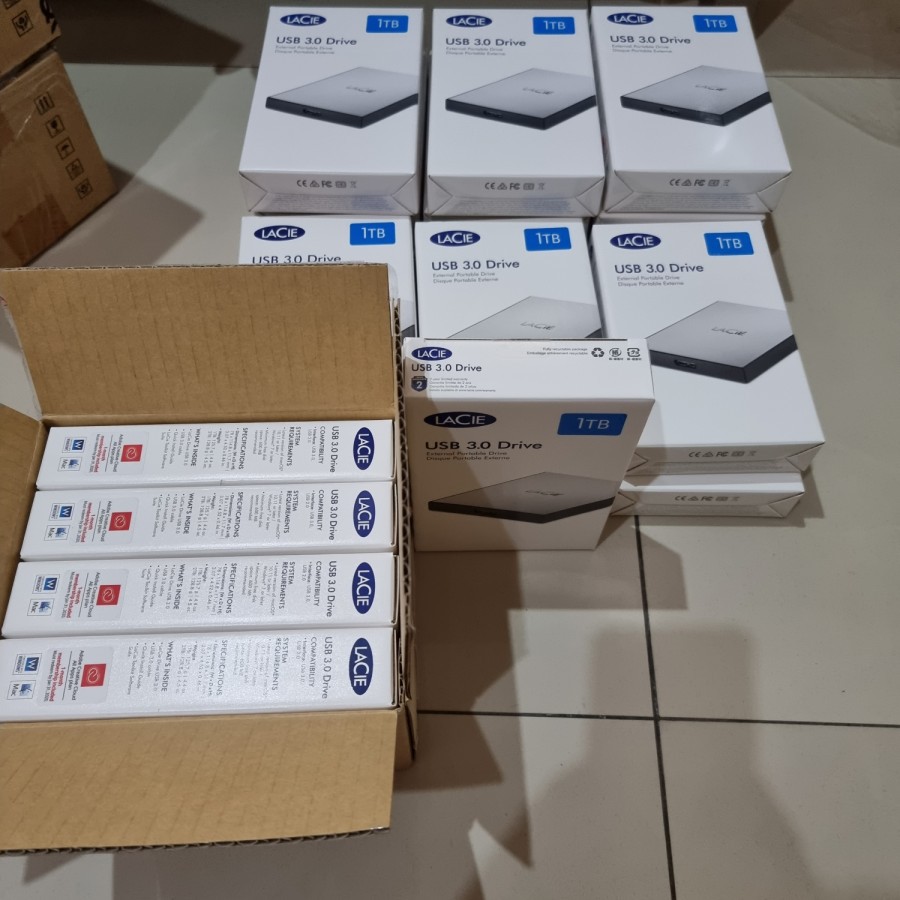 Harddisk External Lacie Drive 1Tb USB 3.0