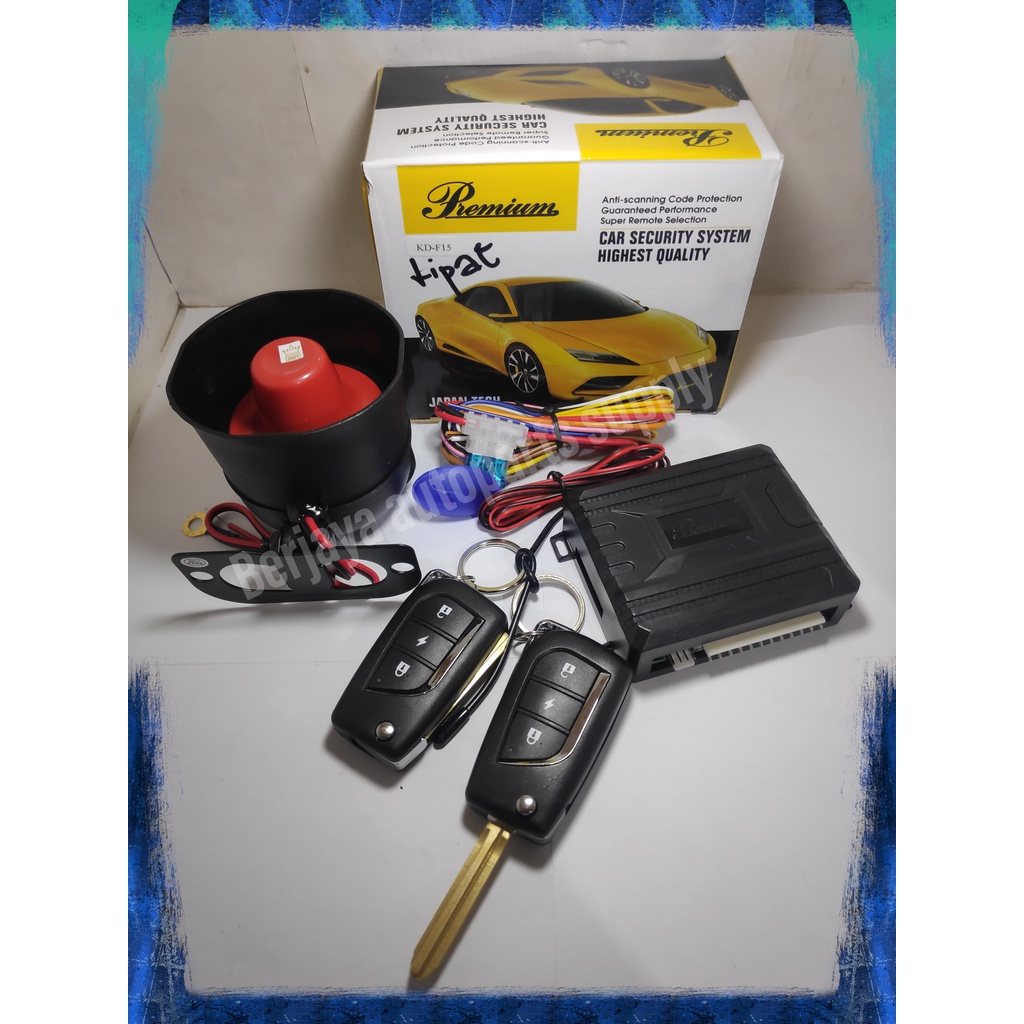 ALARM MOBIL UNIVERSAL MODEL KUNCI LIPAT - FLIPKEY - FLIP KEY INNOVA