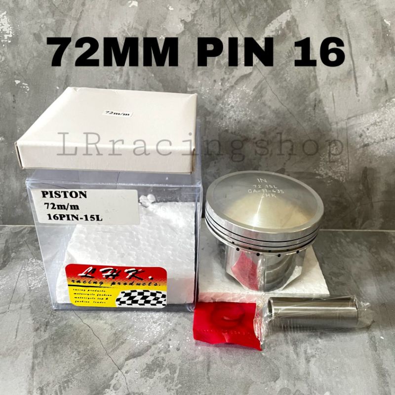 Piston LHK 72 72mm pin pen 16 set ring piston seher LHK thailand