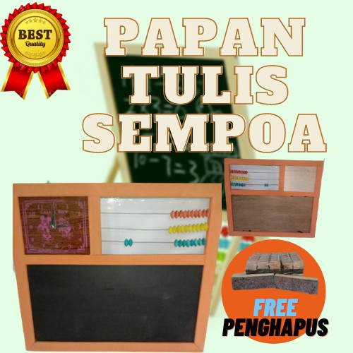 

Papan Tulis Sempoa Free Penghapus Murah