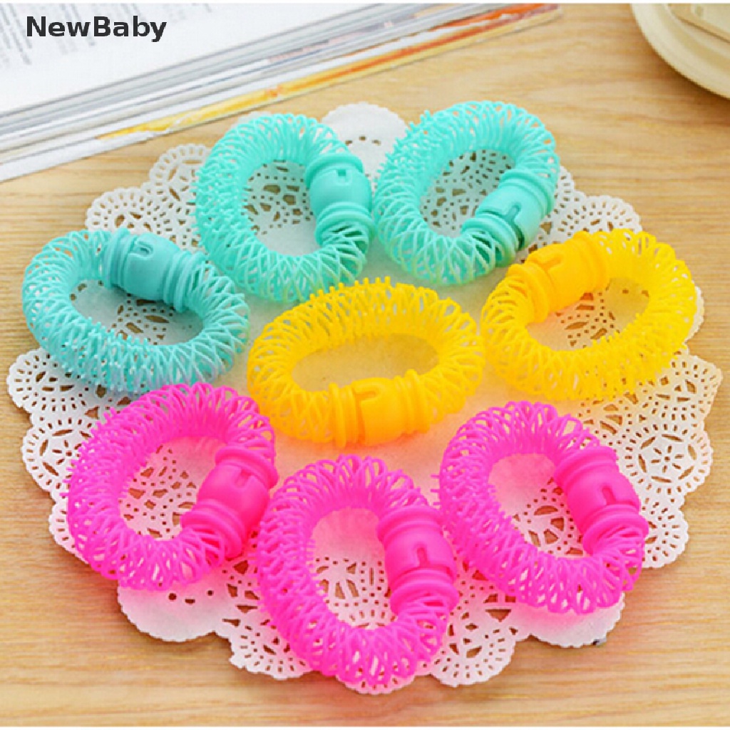 New 8pcsset Alat Keriting Rambut DIY Bentuk Spiral Untuk Bayi Perempuan