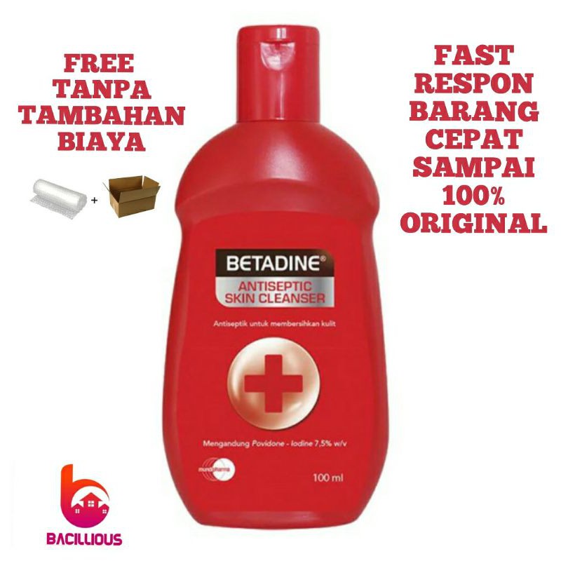 Betadine sugar wound care