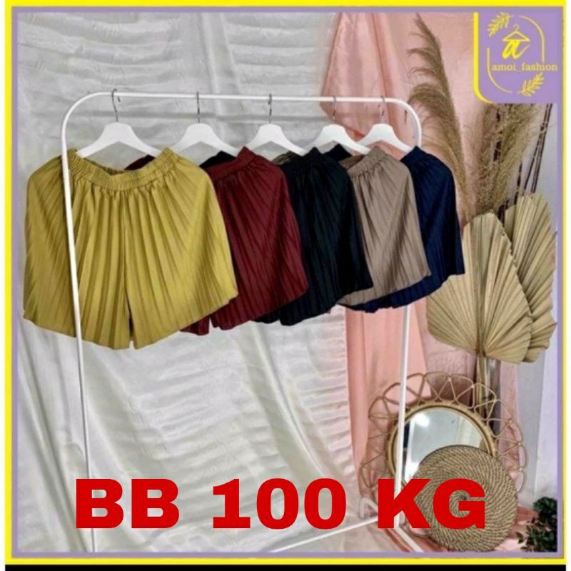 Hot Pants Plisket Jumbo BB Maks 100 Kg / Hotpants Plisket Rempel Besar